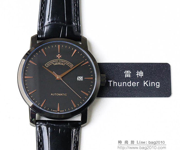 江詩丹頓 Vacheron Constantin LS精品 2018新款 進口9015機芯 小牛皮原裝蝴蝶扣 超強防水 高檔男士腕表  wssb3635
